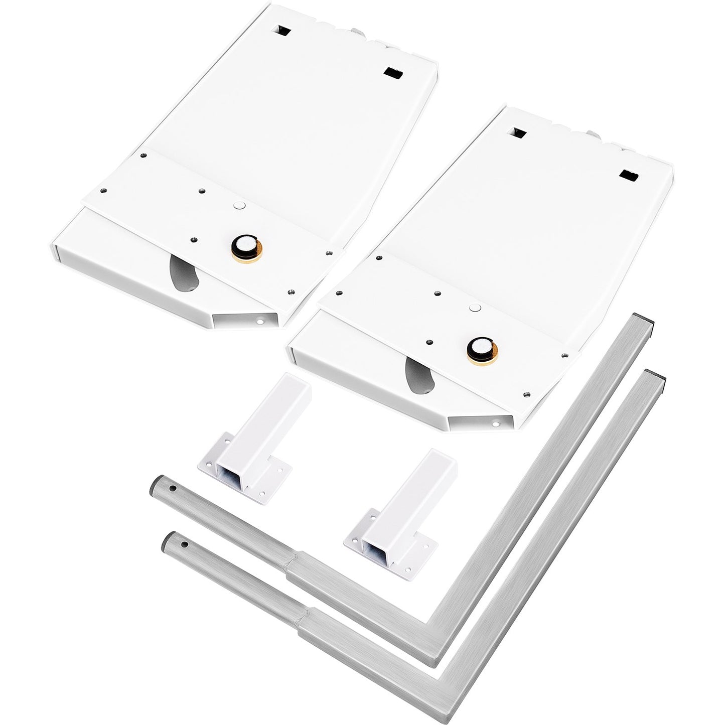 Murphy Assembly Wall Springs Mechanism Heavy Duty Support Hardware DIY Kit for King Queen Bed (Vertical), White