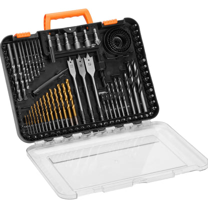 Drill Bit Set 100 Pcs Screwdriver Bit Set with Carrying Case Multifunction