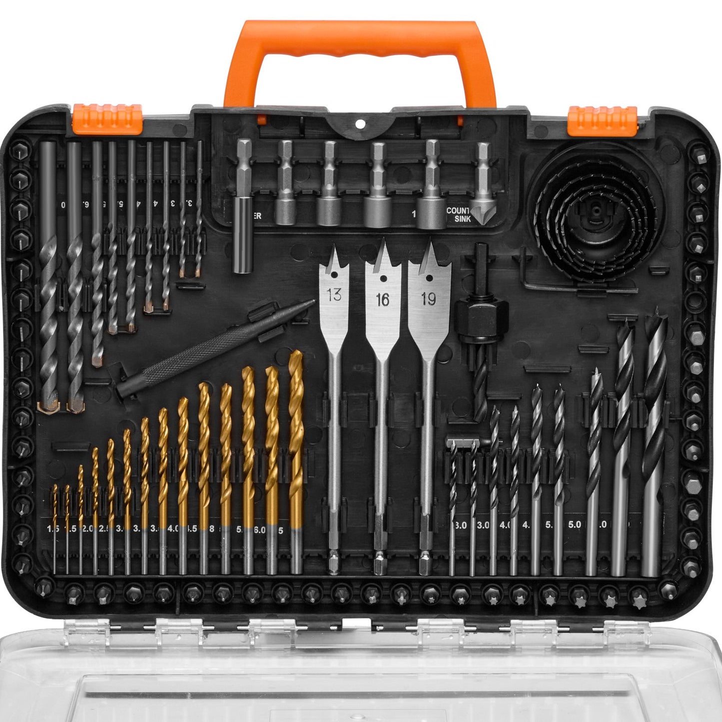 Drill Bit Set 100 Pcs Screwdriver Bit Set with Carrying Case Multifunction