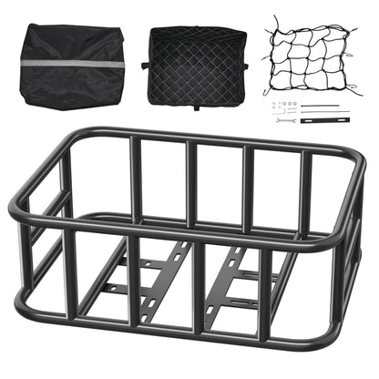 Rear Bicycle Basket Medium Bicycle Basket Cargo Net Rainproof Cover Liner