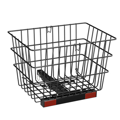 Scooter Rear Basket Heavy Duty Mobility Basket with Handle 1 in Receiver