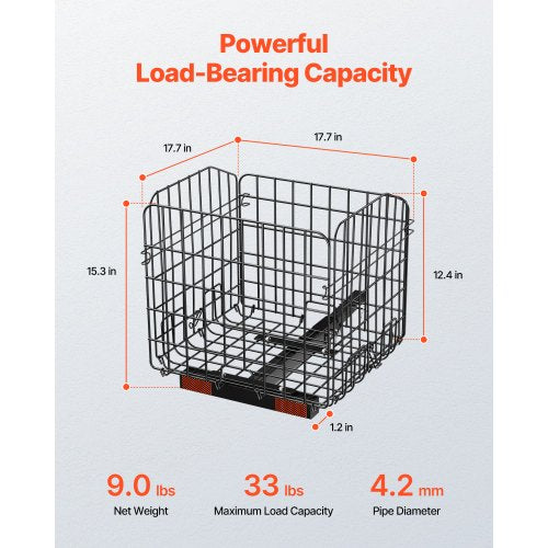 Scooter Rear Basket Foldable Basket 1-inch Receiver Pride Mobility Scooter | EU