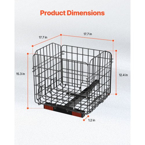 Scooter Rear Basket Foldable Basket 1-inch Receiver Pride Mobility Scooter | EU