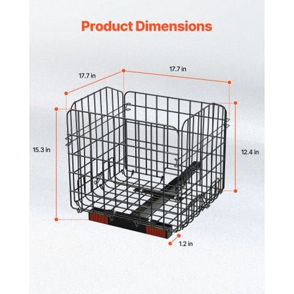 Scooter Rear Basket Foldable Basket 1-inch Receiver Pride Mobility Scooter | EU