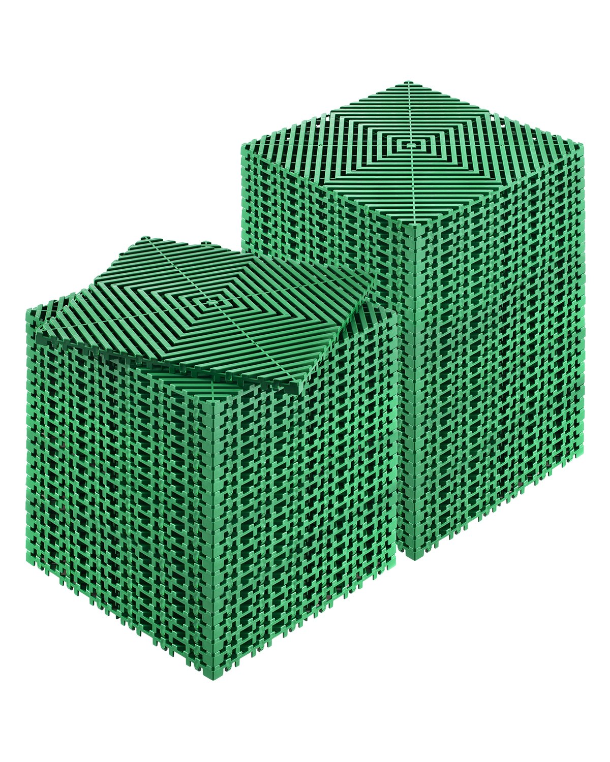 Interlocking Dräneringsmatta Dräneringskudde 12" x 12" Modular Golvplattor