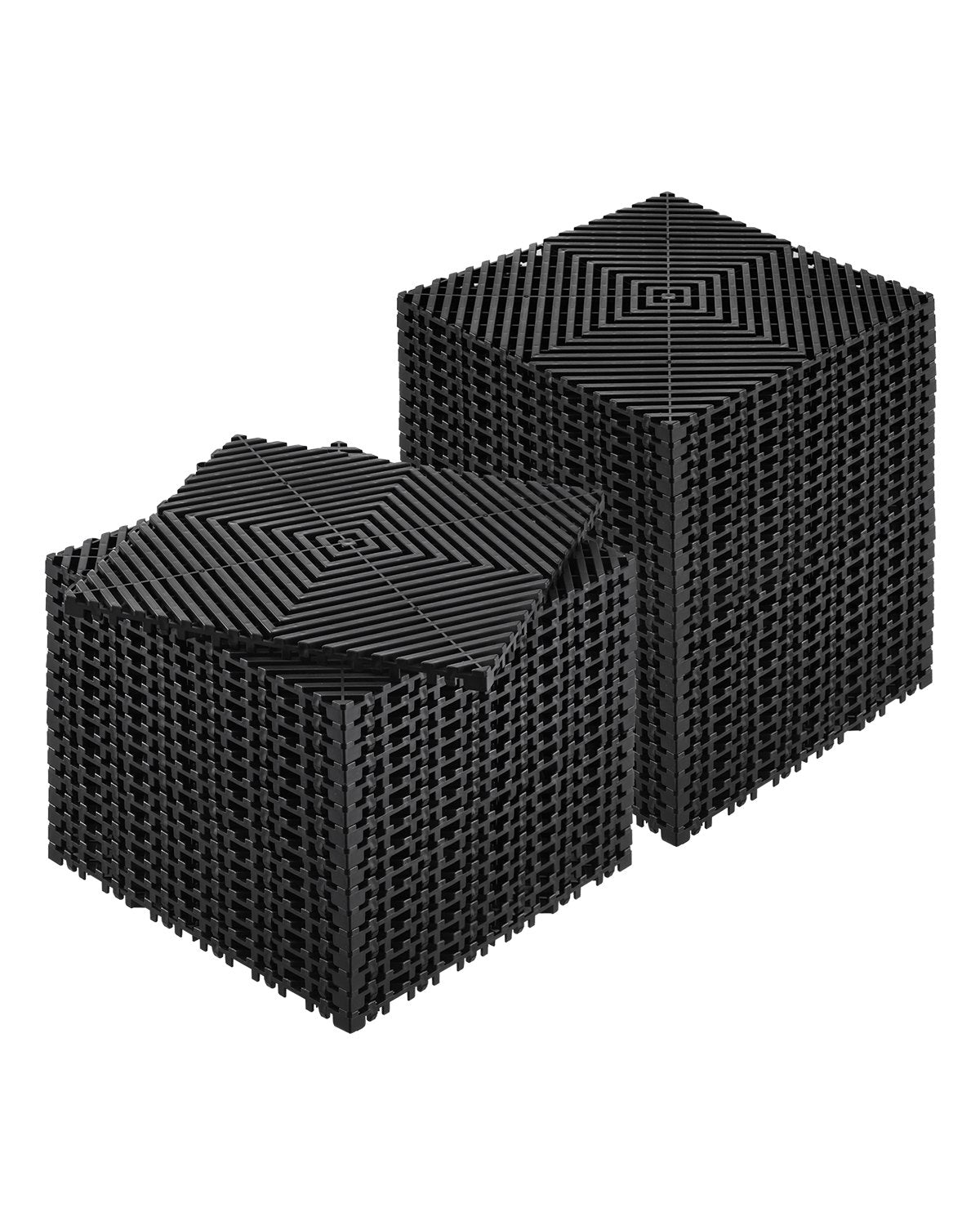 Dräneringsmatta Dräneringsgolvplattor 12” x 12” Modulär förreglingsmatta