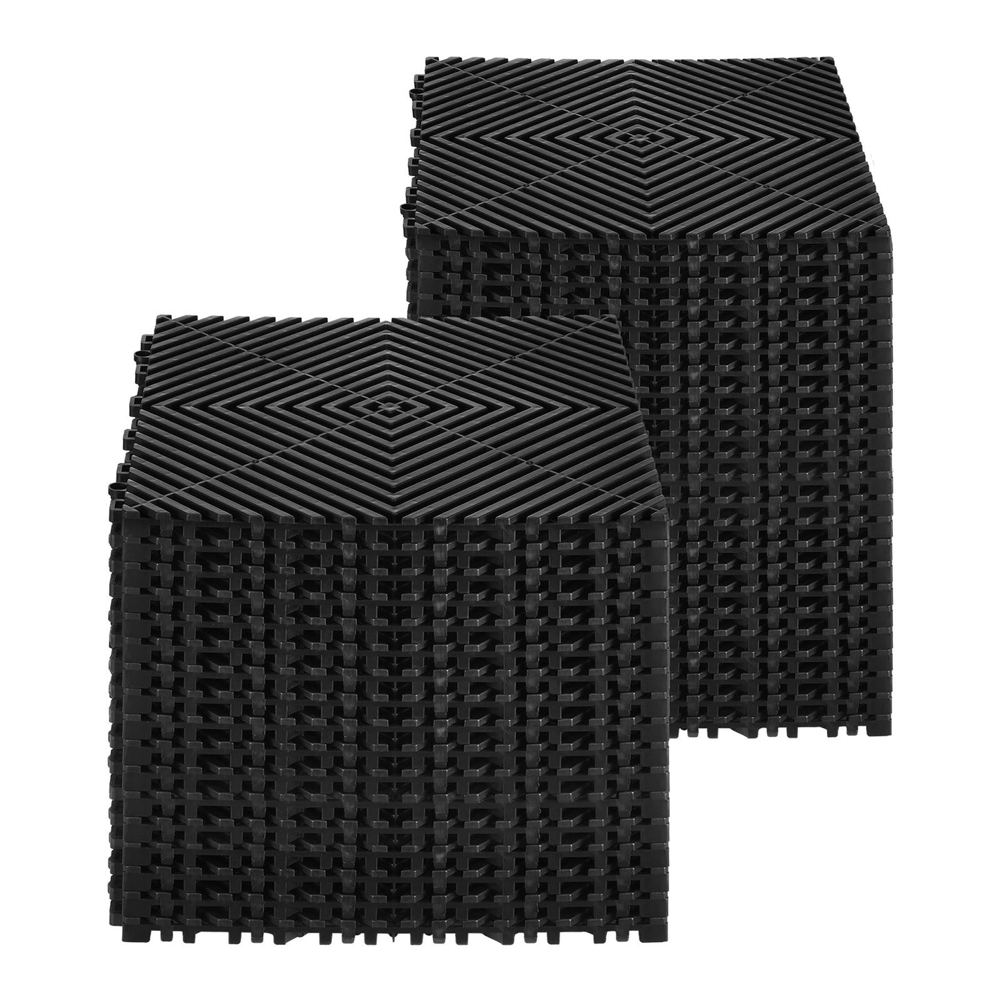 Dräneringsmatta Dräneringsgolvplattor 12” x 12” Modulär förreglingsmatta