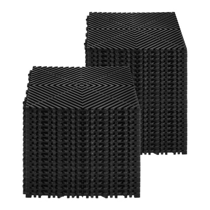 Dräneringsmatta Dräneringsgolvplattor 12” x 12” Modulär förreglingsmatta