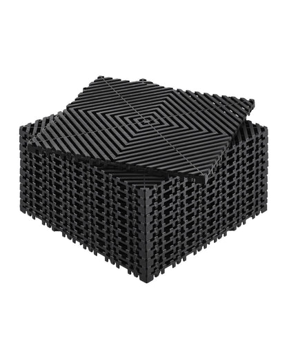 Drainage Mat Modular Interlocking Pad 12" x 12" Drainage Floor Tile