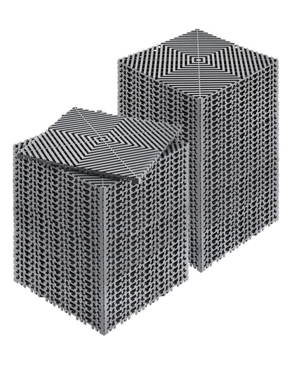 Modular Dräneringsmatta Sammankopplande golvplattor 12" x 12" Dräneringskudde