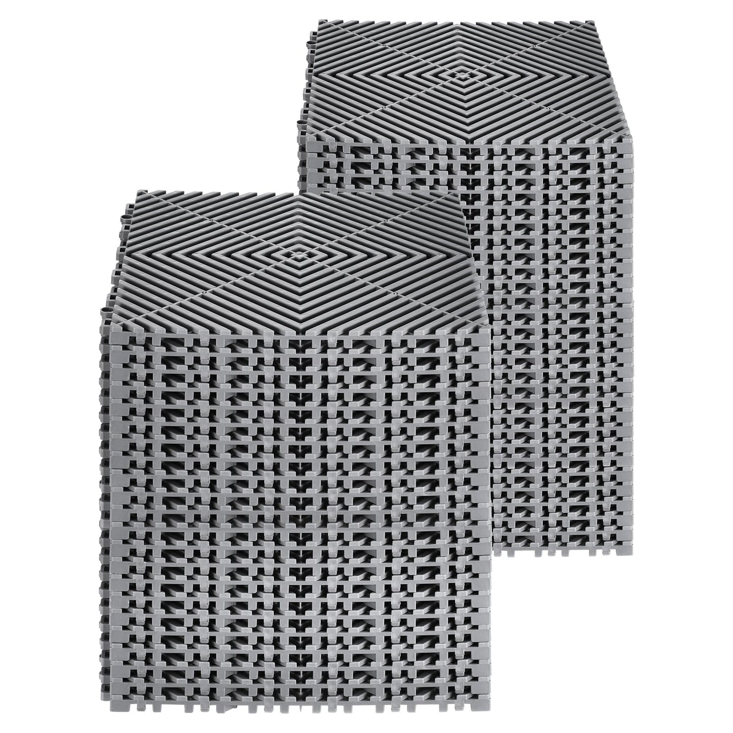 Modular Dräneringsmatta Sammankopplande golvplattor 12" x 12" Dräneringskudde