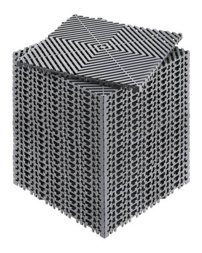 Dräneringsmatta Dräneringsgolvplatta 12" x 12" Modulär sammankopplande kudde