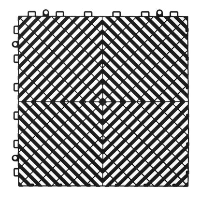 Dräneringsmatta Modular Golvplattor 12" x 12" Sammankopplande dräneringskudde