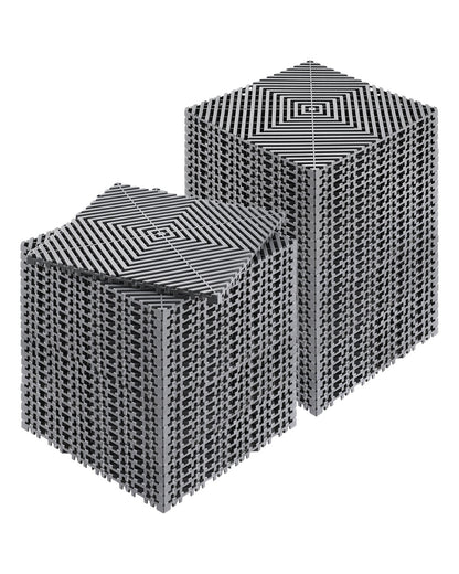 Dräneringsmatta Sammankopplande Dräneringskudde 12" x 12" Modular Golvplattor