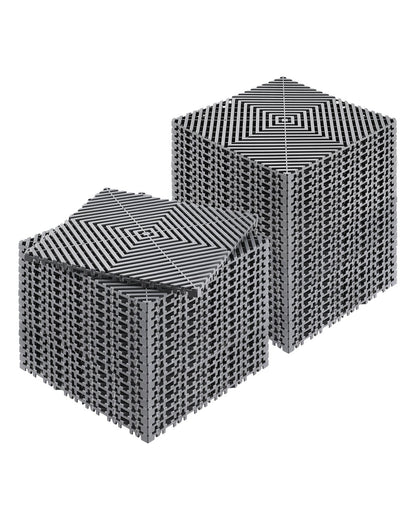 Dräneringsmatta Dräneringsgolvmatta 12” x 12” Modulär sammankopplande kudde