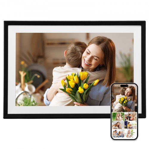260 mm digital fotoram 32 GB pekskärm 2-pack Wi-Fi-fotoramar