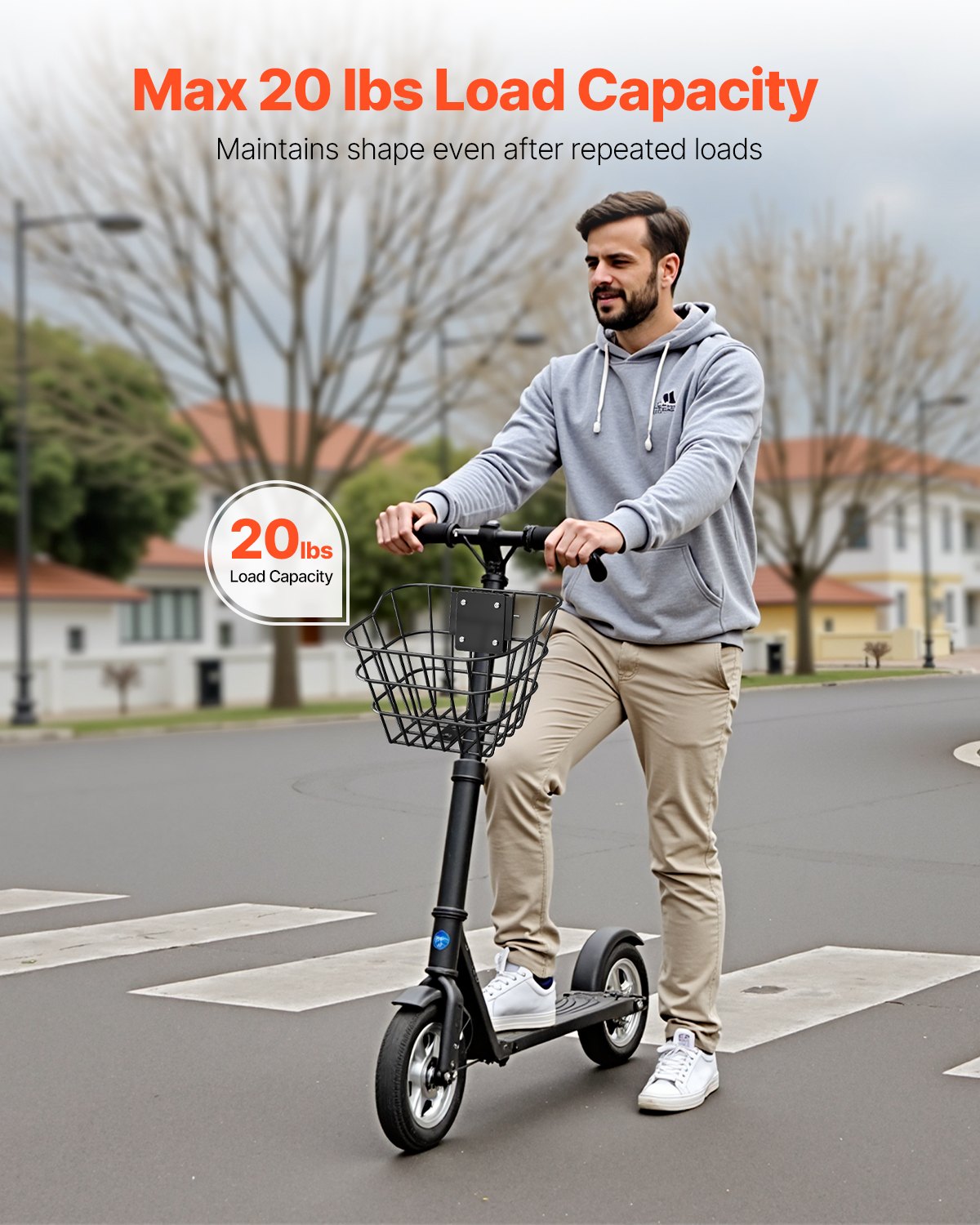 Cykelkorg fram Elektrisk skoterkorg med fast fäste Barn/vuxen