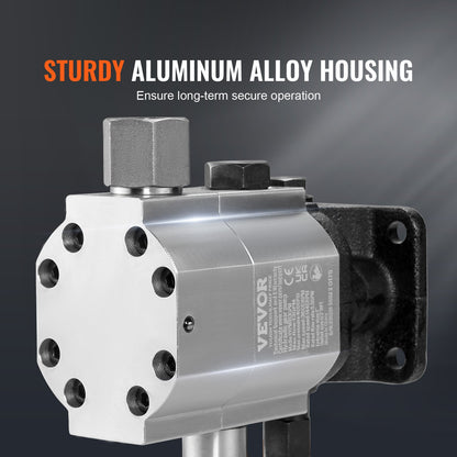 Hydraulisk vedklyvningspump, 13GPM, 2-stegs 3000PSI vedklyvpump, 1'' Inlopp 1/2'' NPT-utlopp 3600 RPM Hydraulisk växelpump i aluminium, för små motormontering vedklyvare Snöplog