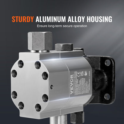 Hydraulisk vedklyvningspump, 16GPM, 2-stegs 4000PSI vedklyvpump, 1'' Inlopp 1/2'' NPT-utlopp 3600 rpm Hydraulisk växelpump i aluminium, för små motormontering vedklyvare Snöplog