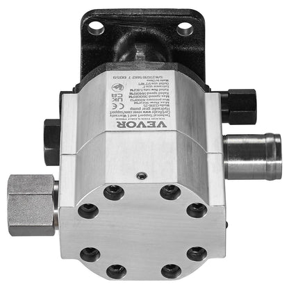 Hydraulisk vedklyvningspump, 16GPM, 2-stegs 4000PSI vedklyvpump, 1'' Inlopp 1/2'' NPT-utlopp 3600 rpm Hydraulisk växelpump i aluminium, för små motormontering vedklyvare Snöplog