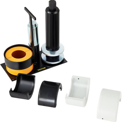 Carrier & Pinion Bearing Avdragare, kompatibel med Dana 30,40,50,60,70, 80, Ford 10,25" kullager, Pinion Puller Tool med 3 Clamshells, 45# stål Clamshell Bearing Avdragare för bilreparation
