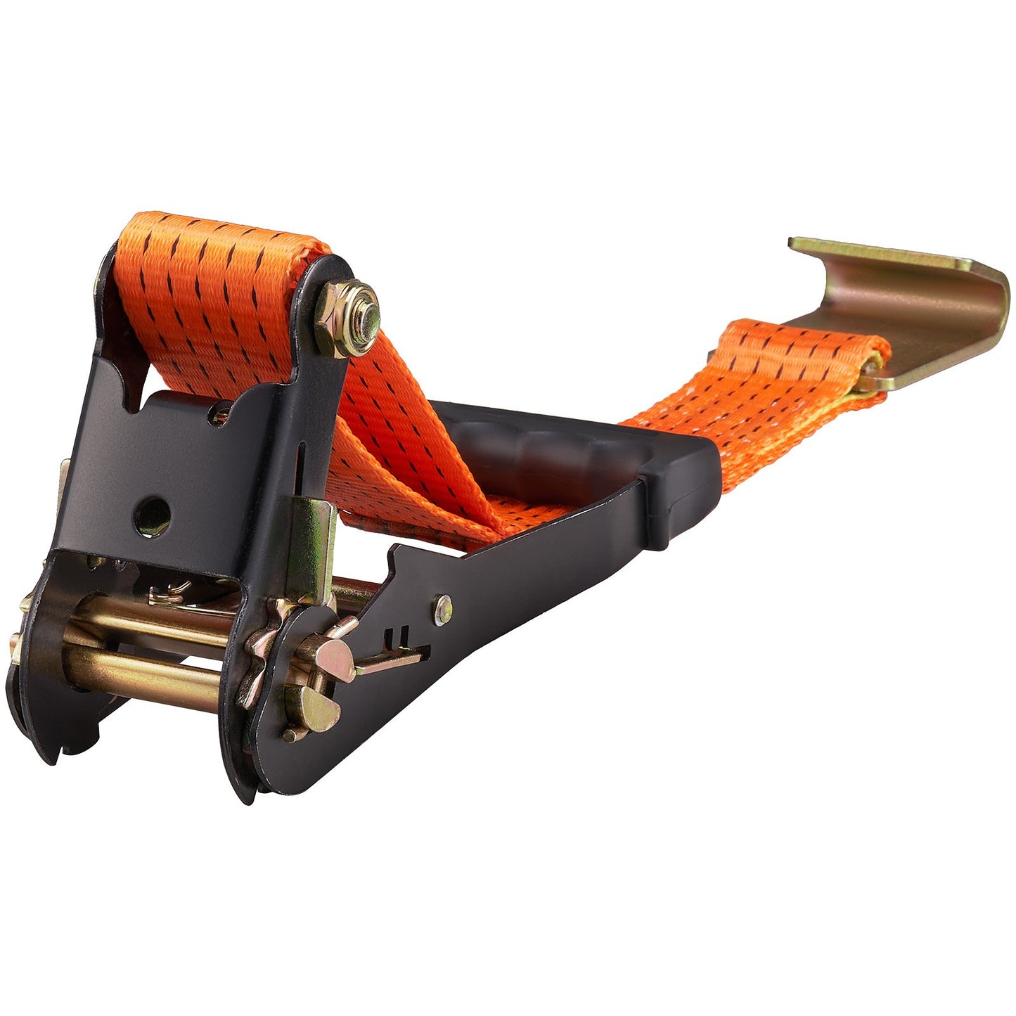 Car Tie Down Straps Kit, Lasso Style 2" x 120" däckremmar, 5512 LBS arbetsbelastning, 11023 LBS Brottstyrka, med platta krokar för personbil, ATV, motorcykel, skåpbil, SUV, UTV, släp, 4-pack