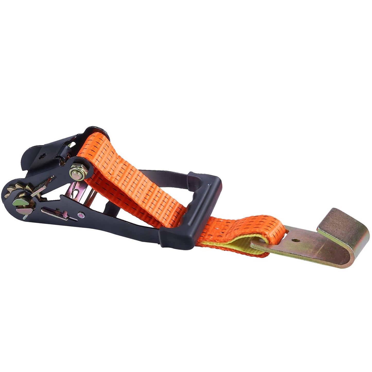 Car Tie Down Straps Kit, Lasso Style 2" x 120" däckremmar, 5512 LBS arbetsbelastning, 11023 LBS Brottstyrka, med platta krokar för personbil, ATV, motorcykel, skåpbil, SUV, UTV, släp, 4-pack