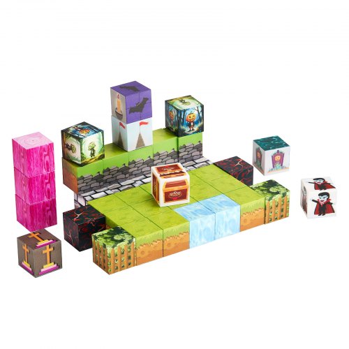 Magnetiska Block 100 ST Kyrkogårdszombier Set STEM Montessori Sensoriska Leksaker