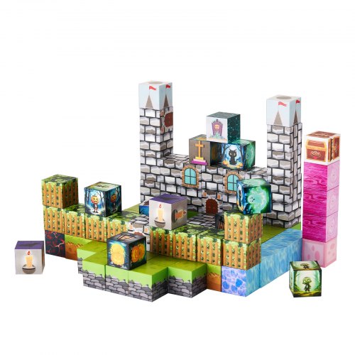 Magnetiska Block 100 ST Kyrkogårdszombier Set STEM Montessori Sensoriska Leksaker