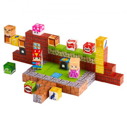 Magnetiska Block 100 ST Magnetblock Set STEM Montessori Sensoriska Leksaker