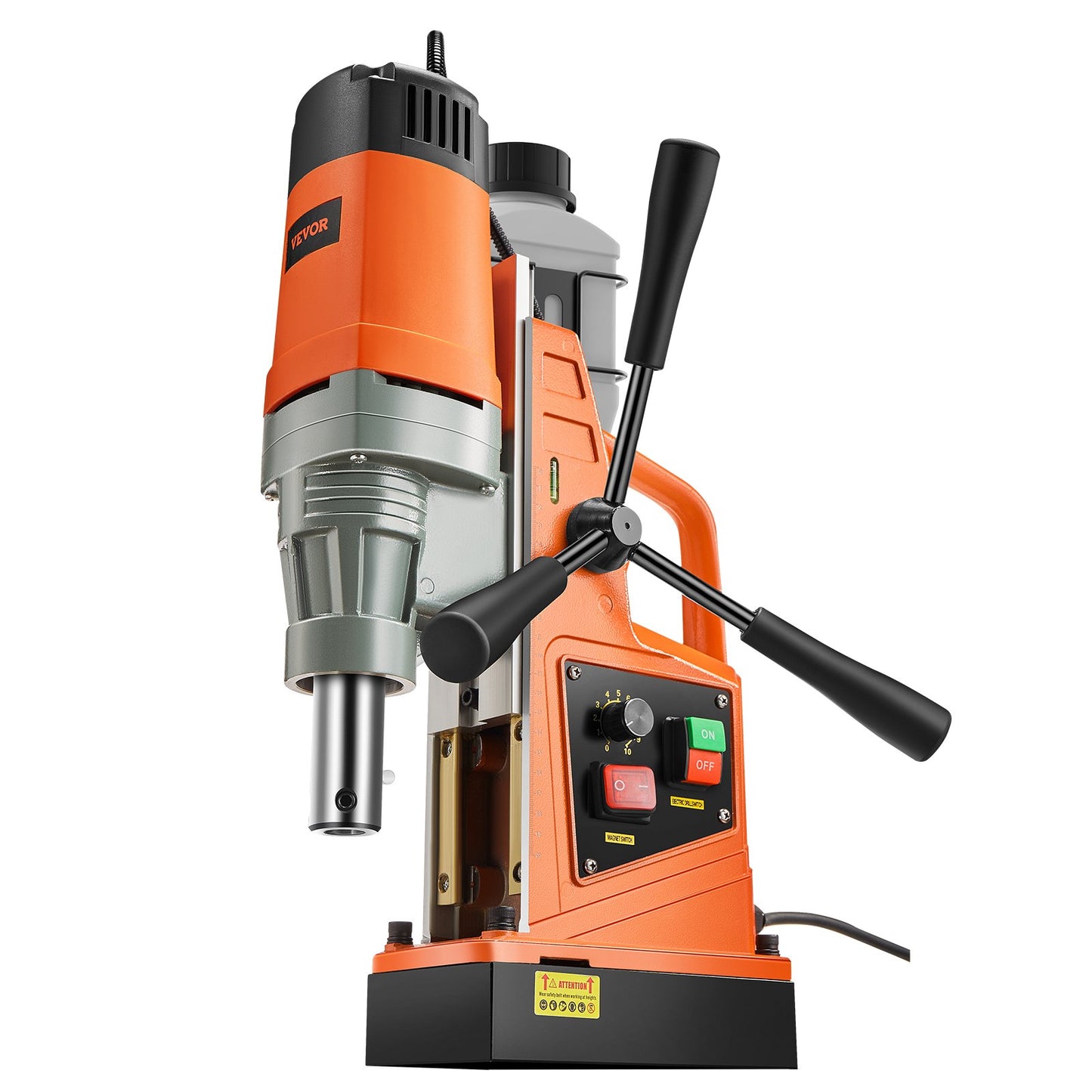Magnetborrmaskin Magnetisk Borra 1550W 2922lbf/13000N Bärbar Mag Drill Tryck på 500rpm