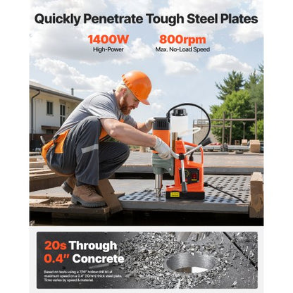 Magnetic drill press Magnetic drill press 1350W 50mm drill diameter 0-800rpm | EU