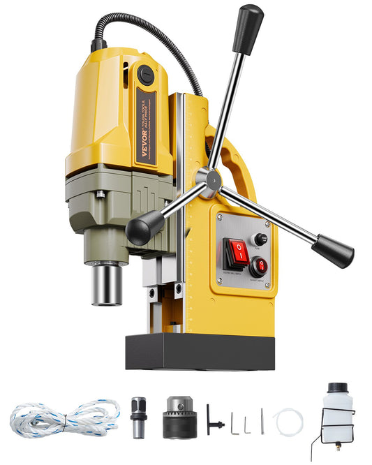 Magnetisk borr 1400W 2810 lbf Mag borrpress 1,6 i borrdiameter 800 rpm