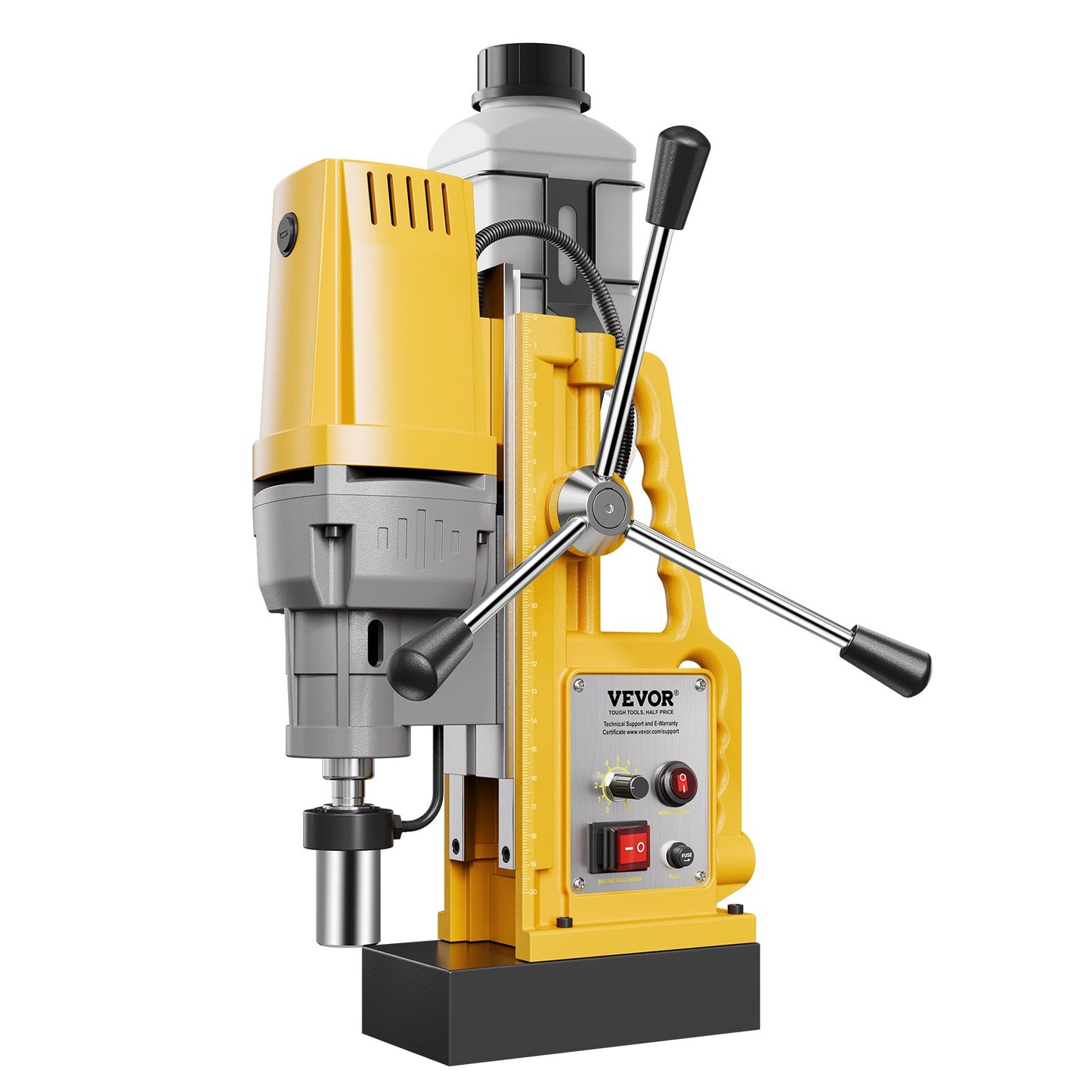 Magnetic drill 1400W 2922 lbf Mag drill press 2 in drill diameter 0-750 rpm