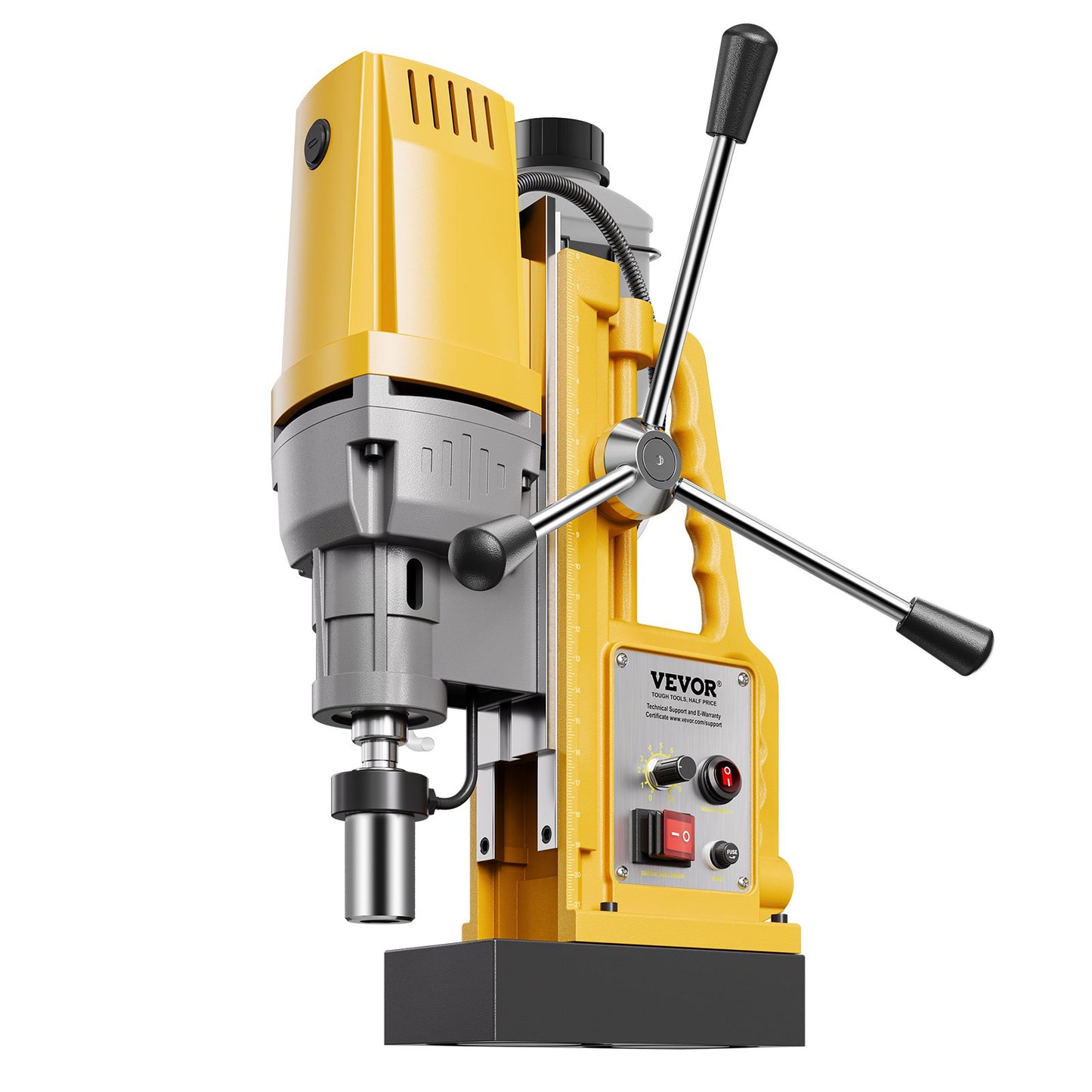 Magnetic drill 1400W 2922 lbf Mag drill press 2 in drill diameter 0-750 rpm