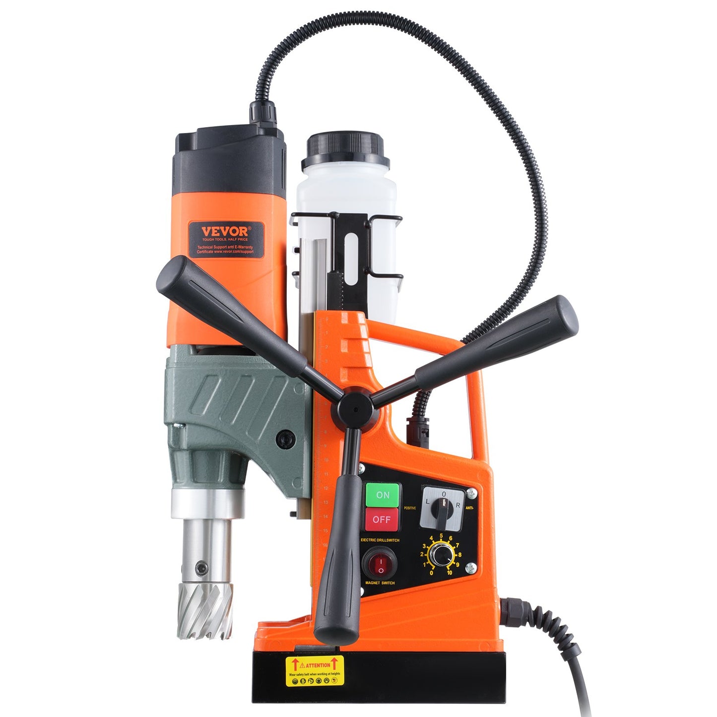Magnetic Drill 1450W 2810 lbf Portable Mag Drill Press 1.6 in Drill Diameter