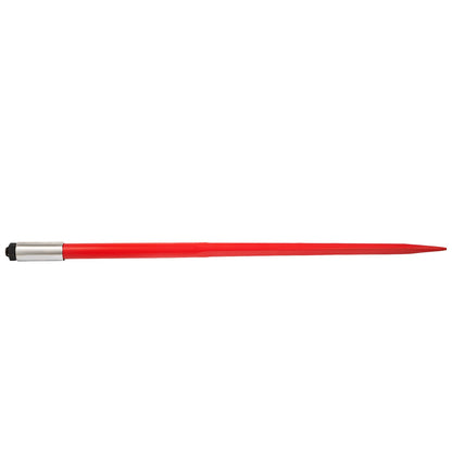 Hay Spear 49" balspjut 4500 lbs Kapacitet, balspets snabbfäste fyrkantiga höbalspjut 1 3/4" breda, rödbelagda balgafflar, balhö spik med sexkantsmutter och hylsa för skopor Traktorer lastare