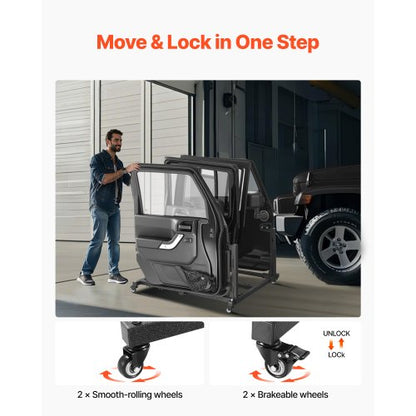 4 Dörrar Jeep Door Storage Cart för Jeep Wrangler JK JKU JL Gladiator |  EU