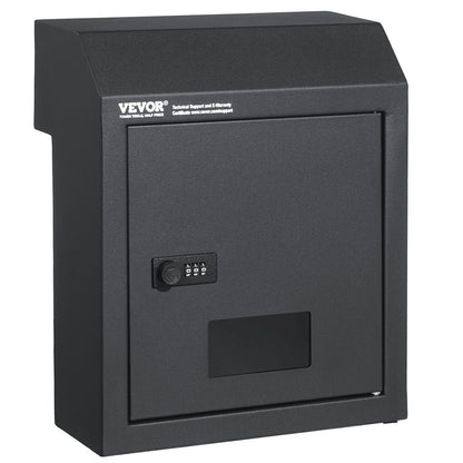 Through The Door Key Drop Box Postlåda med kombinationslås mörkgrå
