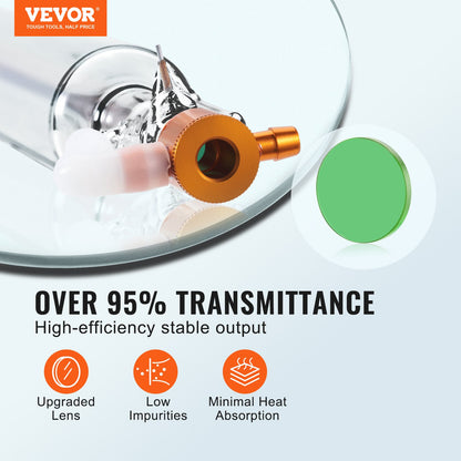 Laser Tube 50W CO2 Laser Tube 850mm Length 50mm Dia for Laser Machine