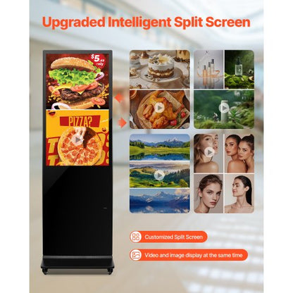 43" Digital Signage Display Pekskärm 2K UHD LCD Golvstående Kiosk |  EU