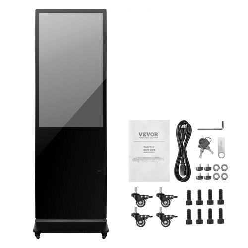43" Digital Signage Display Pekskärm 2K UHD LCD Golvstående Kiosk |  EU