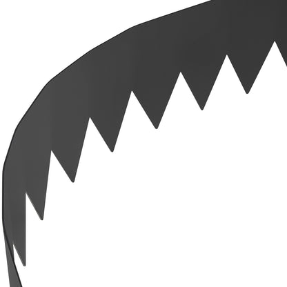 Steel Landscape Edging, 6-Pack Steel Garden Edging Edging, 40" L x 6" H Strips, Hammer-in Edging with 8 Clips, Bendable Metal Landscape Edging for Garden, Yard, Lawn