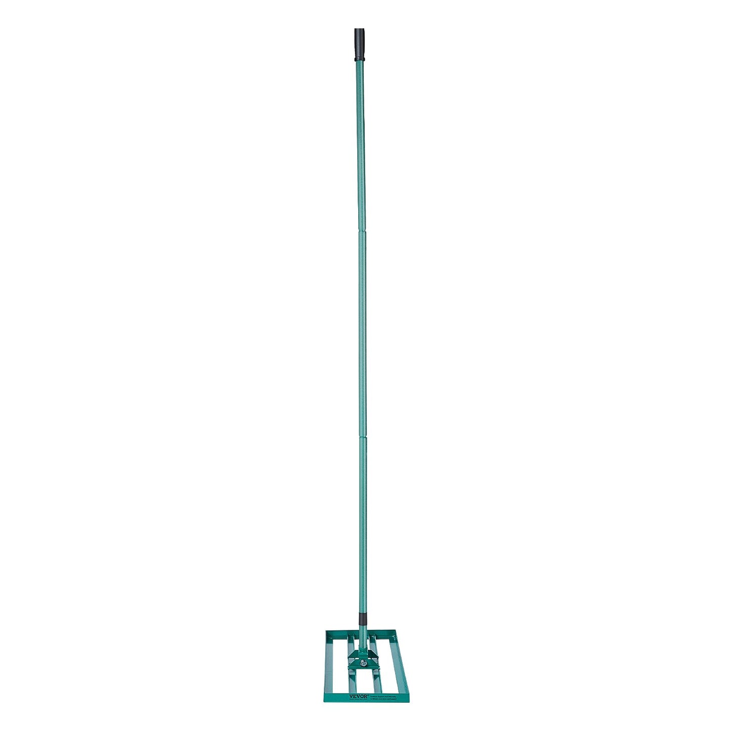 Utjämningsräfsa, 91,4 x 25,4 cm Utjämnande gräsmatta, kraftig gräsmatta med 198,1 cm förlängt handtag i stål, Utjämningsräknare för trädgård, golfgräsmatta, gård