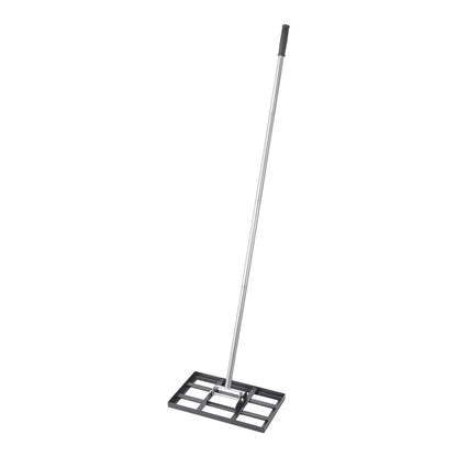 10x17 tum Gräsnivellerande Rake 78 i justerbart handtag för Yard Golf Court