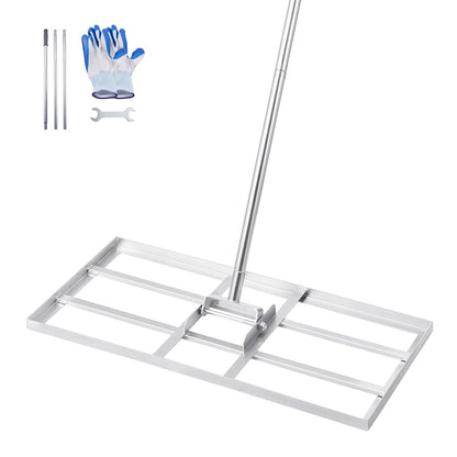 14x30 tum Gräsutjämningsrake 78 i justerbart handtag för Yard Golf Court