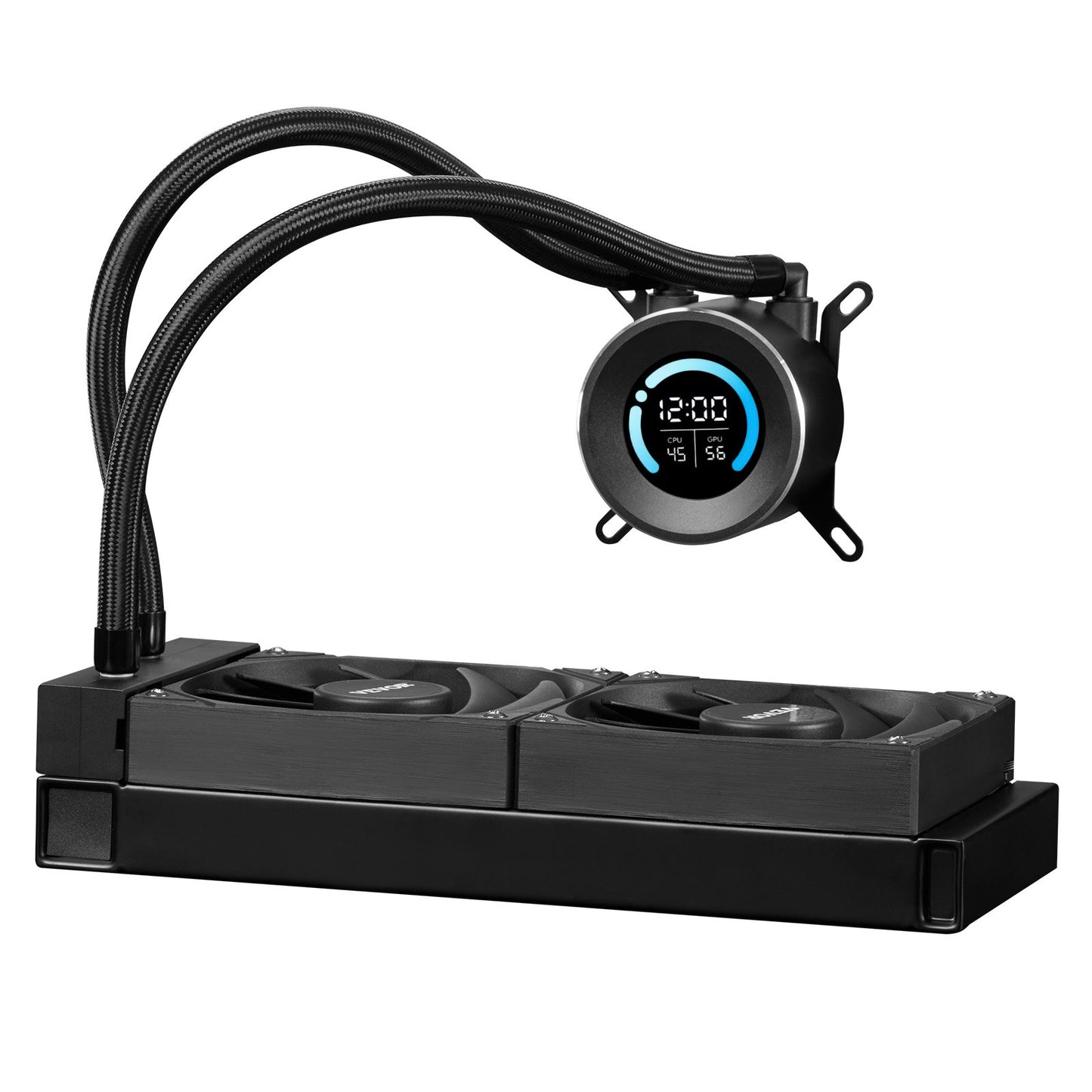 CPU Liquid Cooler AIO CPU Water Cooler with 120mm PWN Fans for Intel AMD