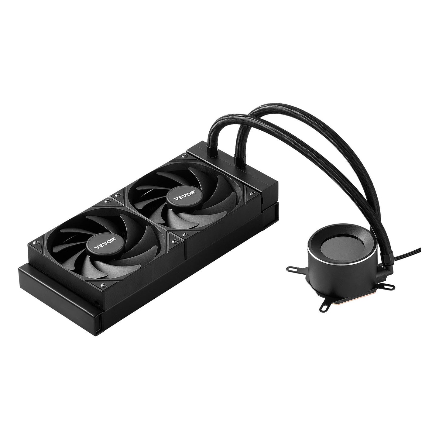 CPU Liquid Cooler AIO CPU Water Cooler with 120mm PWN Fans for Intel AMD
