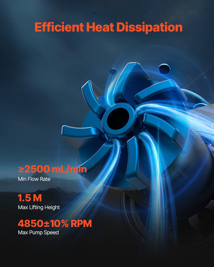 CPU Liquid Cooler AIO CPU Water Cooler with 3 PWN Fans (120mm) Intel AMD