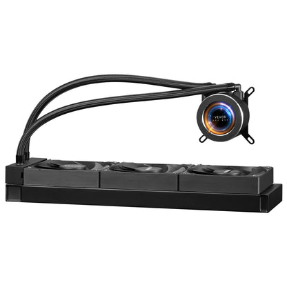 CPU Liquid Cooler AIO CPU Water Cooler with 3 PWN Fans (120mm) Intel AMD